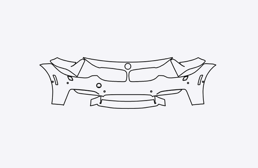 BMW M3 F Series 2015-2020 Front Bumper PPF