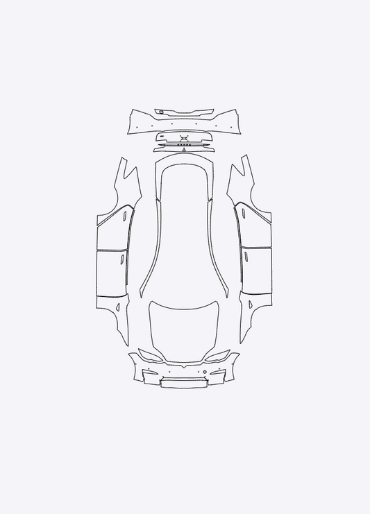 Tesla Model S 2021-2025 Full Car PPF Kit